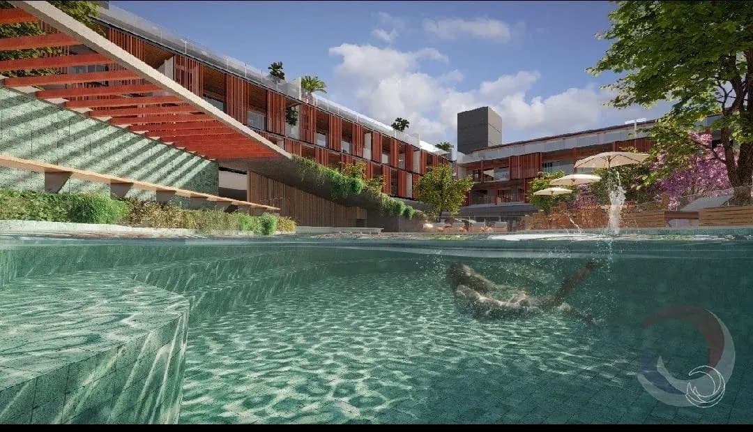 Apartamento para venda com 1 dormitório, em Campeche com 42 m² — foto 2