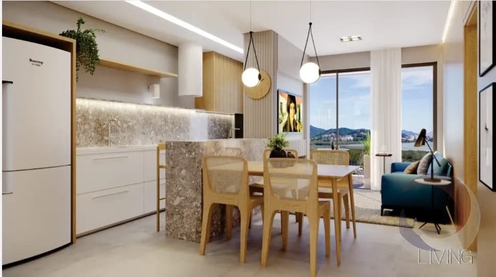 Apartamento para venda com 2 dormitórios em Saco Grande com 64 m² — foto 4