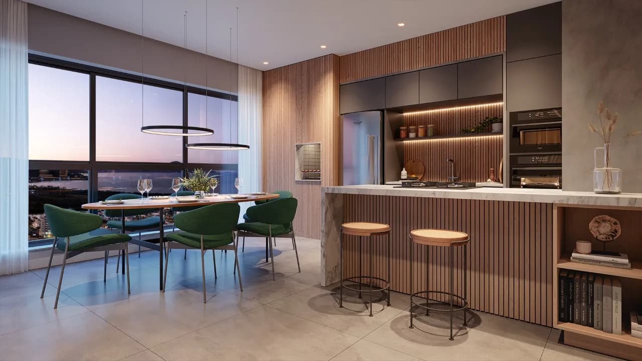 Apartamento para venda com 3 dormitórios em Centro com 95 m²