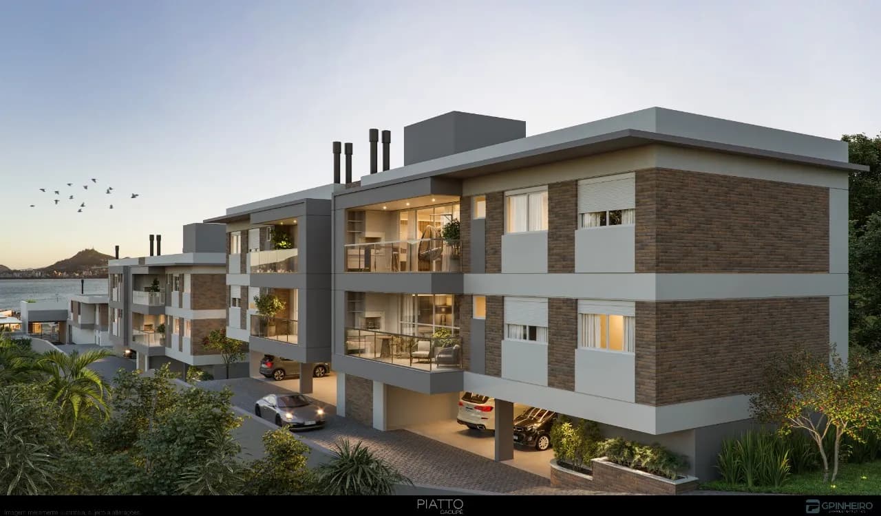 Apartamento para venda com 3 dormitórios em Cacupé com 128 m² — foto 2