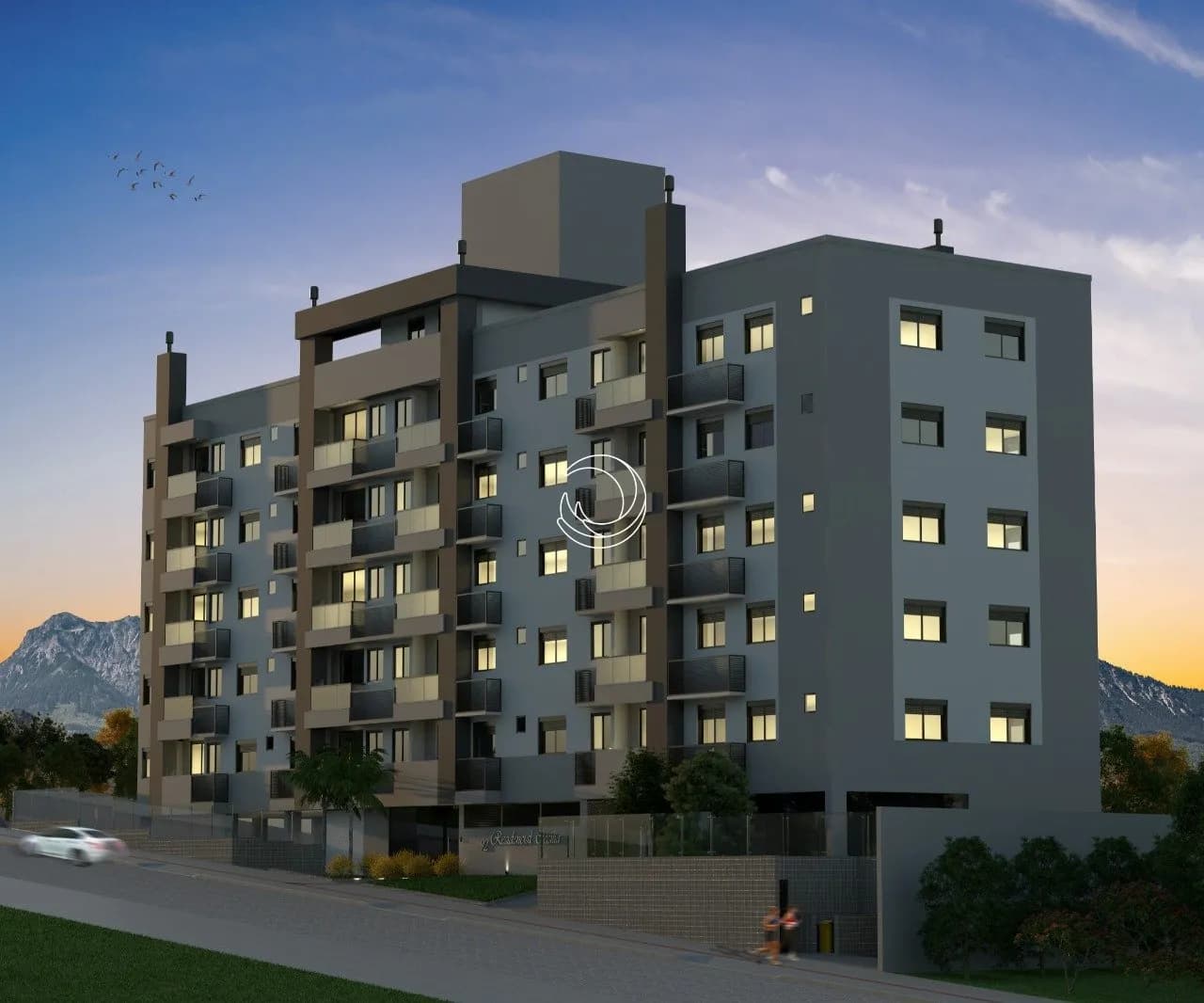 Apartamento para venda com 3 dormitórios em Carvoeira com 76 m² — foto principal