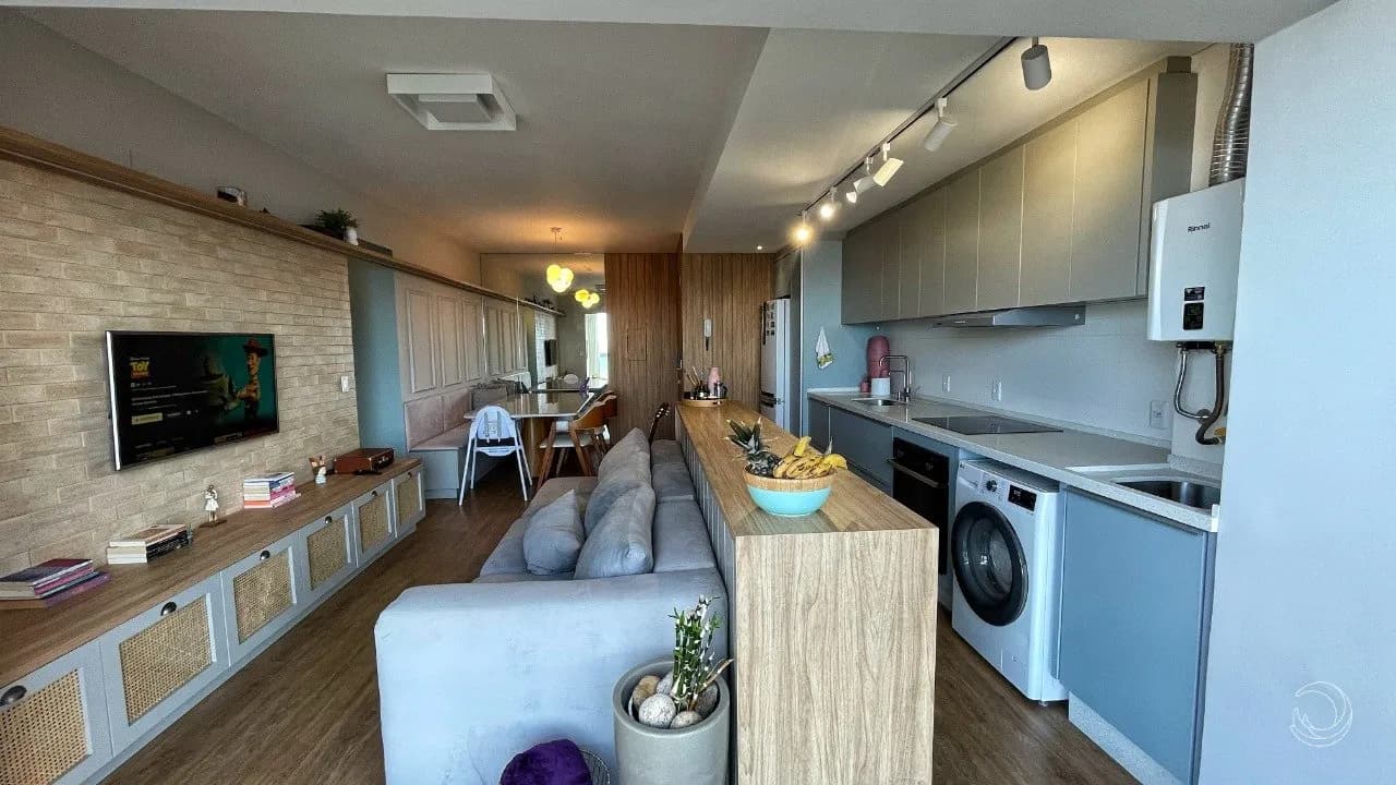 Apartamento para venda com 3 dormitórios em Barreiros com 78 m² — foto 3