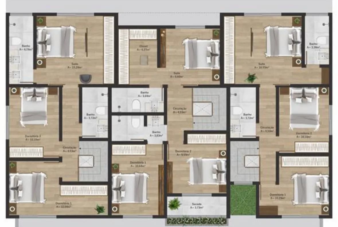 Casa para venda com 3 dormitórios em Campeche com 145 m² — foto 3