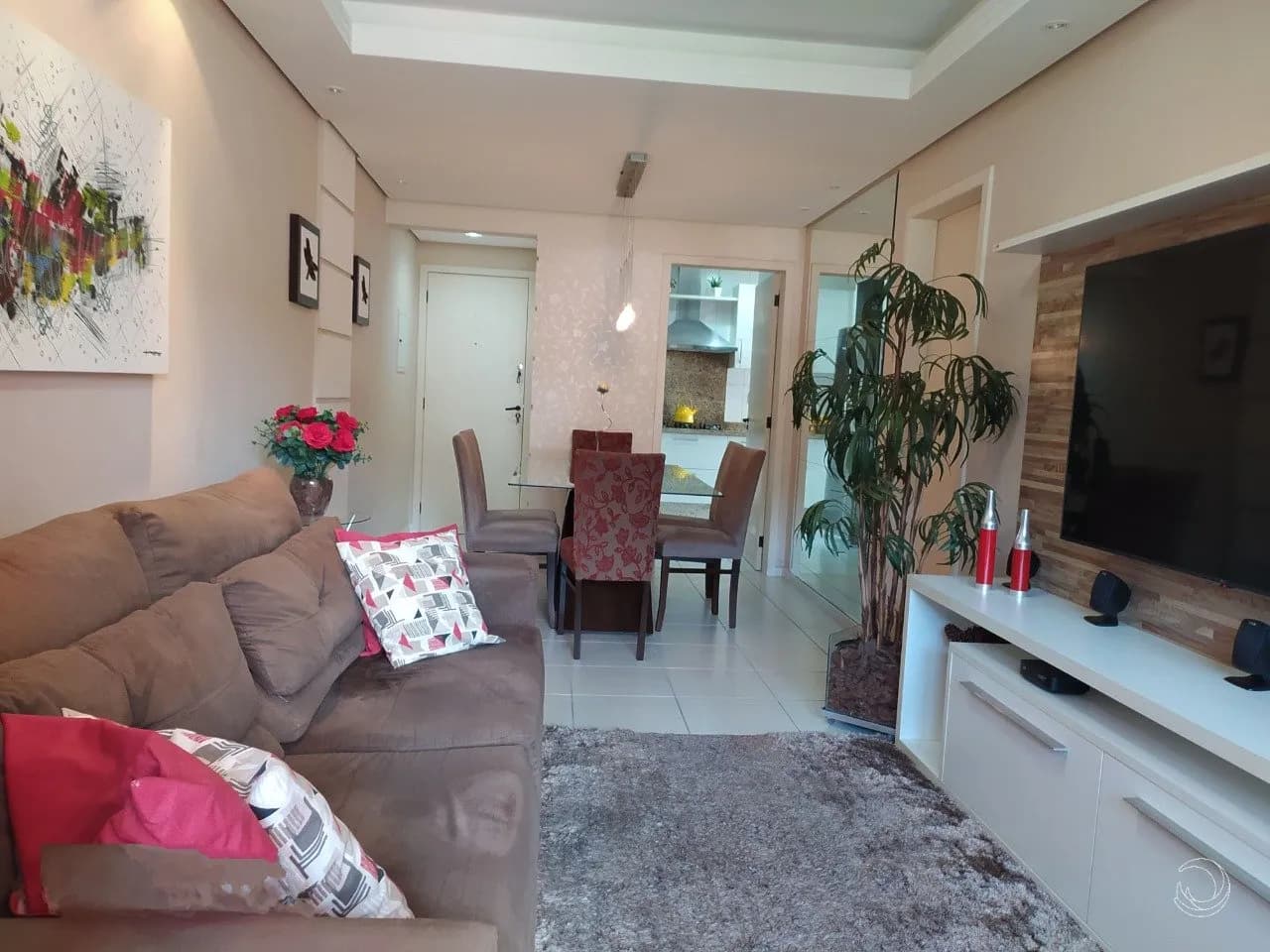 Apartamento para venda com 3 dormitórios em Itacorubi com 83 m² — foto 2