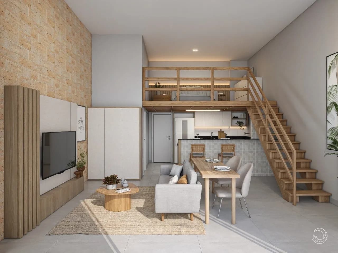 Apartamento para venda com 2 dormitórios em Saco Grande com 74 m² — foto principal
