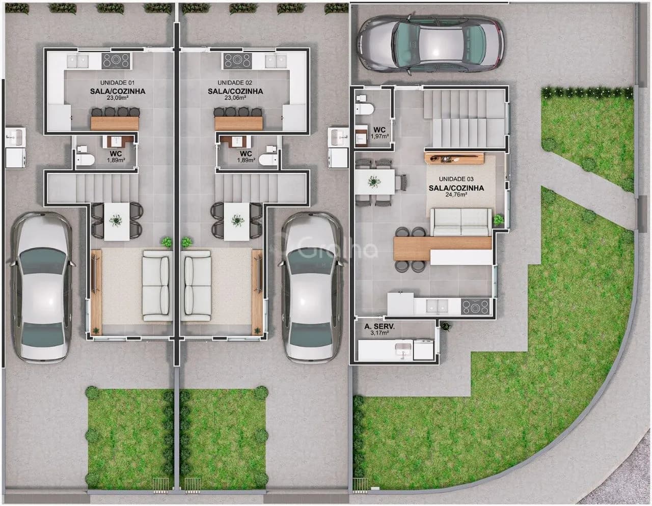 Casa para venda com 3 dormitórios em Sertao Do Maruim com 86 m² — foto 4