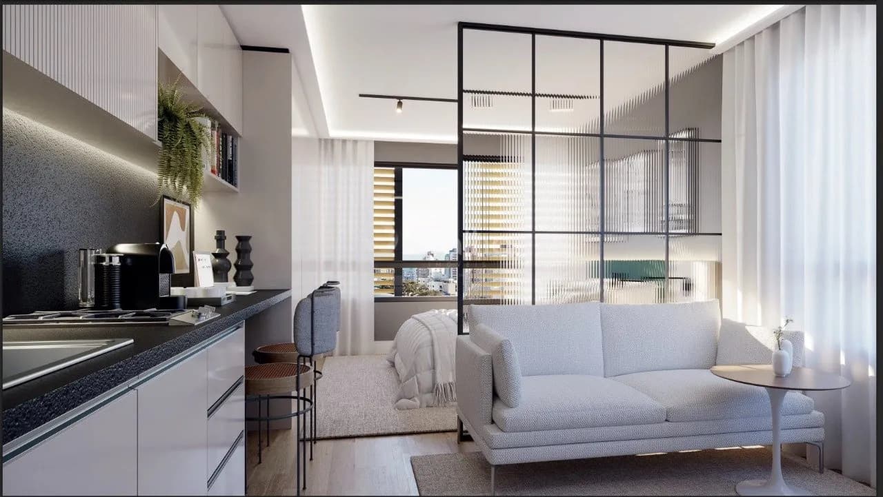 Apartamento para venda com 1 dormitório, em Centro com 30 m² — foto 3