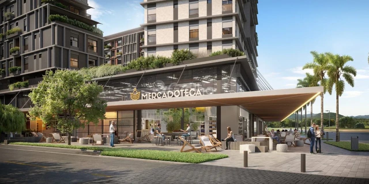 Apartamento para venda com 1 dormitório, em Pedra Branca com 45 m² — foto 3