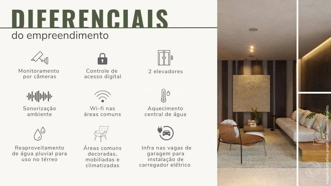 Estúdio para venda com 1 dormitório, em Centro com 36 m² — foto 3