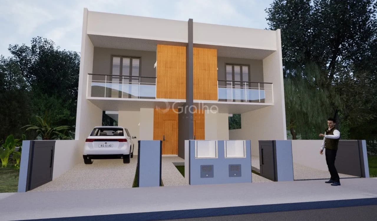 Casa para venda com 3 dormitórios em Forquilhas com 117 m² — foto principal