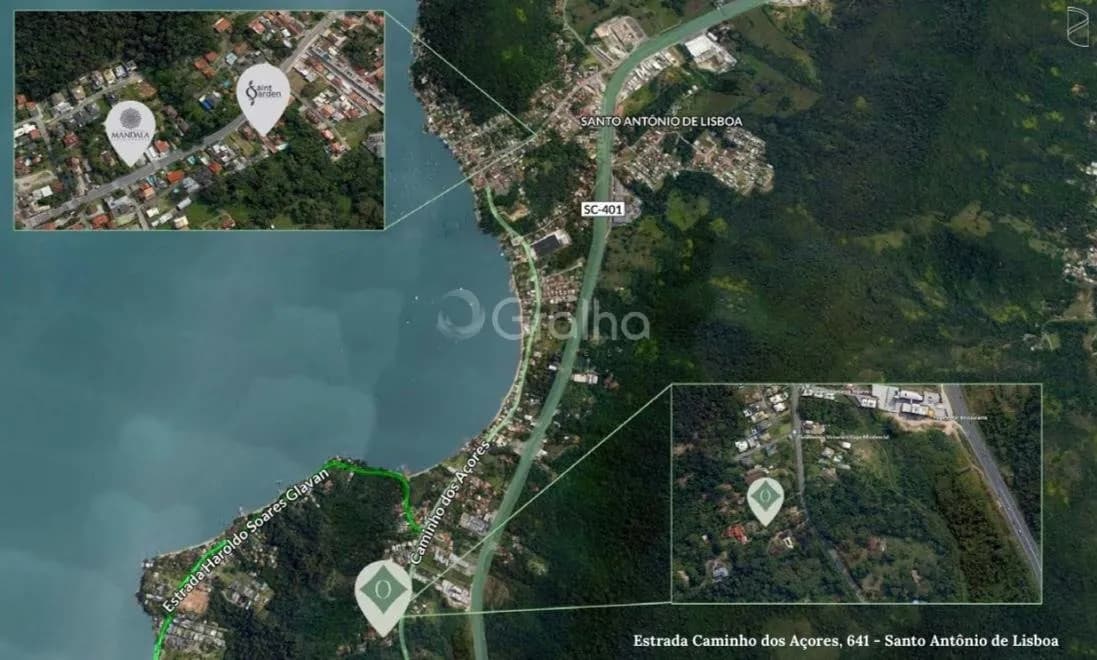 Apartamento para venda com 1 dormitório, em Santo Antônio de Lisboa com 25 m² — foto 3