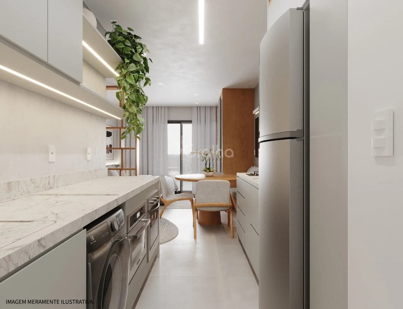 Estúdio para venda com 1 dormitório, em Saco Grande com 34 m² — foto 2