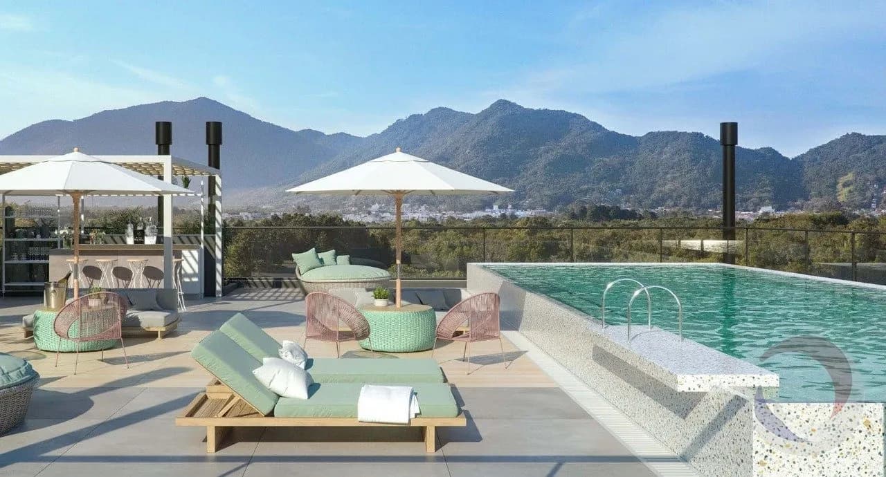 Apartamento para venda com 1 dormitório, em Campeche com 57 m² — foto principal