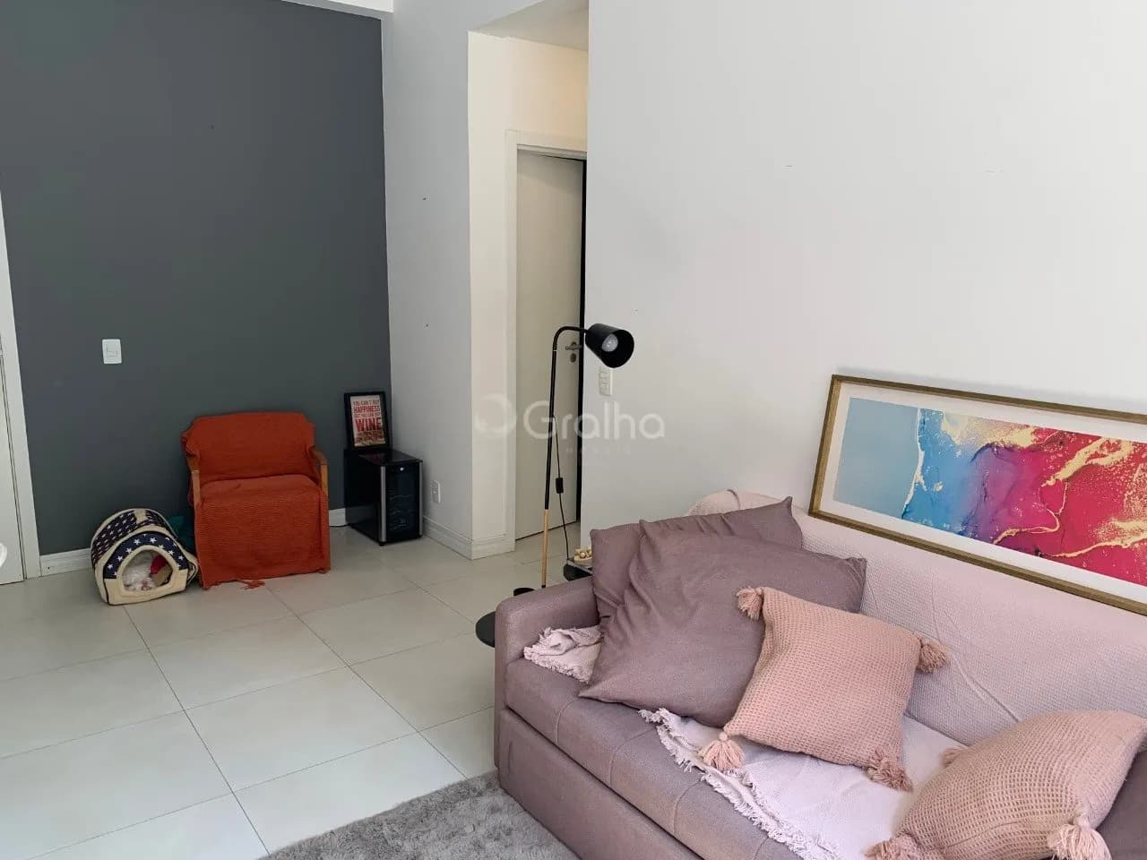Apartamento para venda com 1 dormitório, em Centro com 47 m² — foto 3