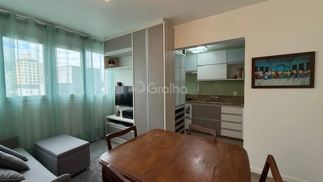 Apartamento para venda com 1 dormitório, em Centro com 42 m² — foto 3