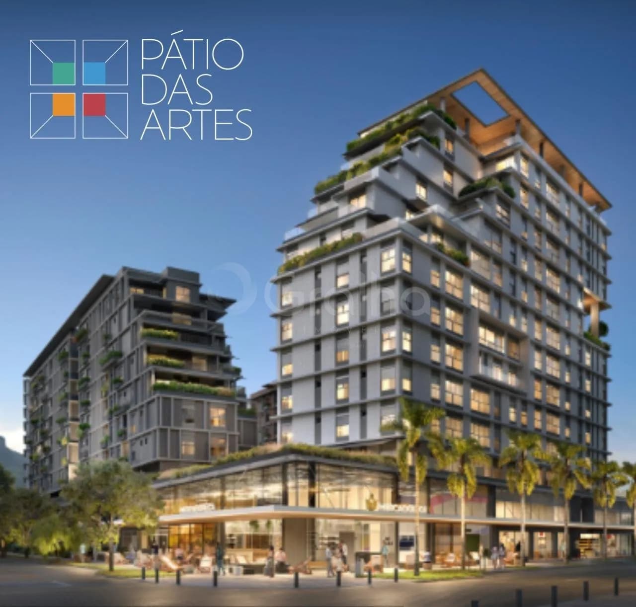 Apartamento para venda com 1 dormitório, em Pedra Branca com 45 m² — foto principal