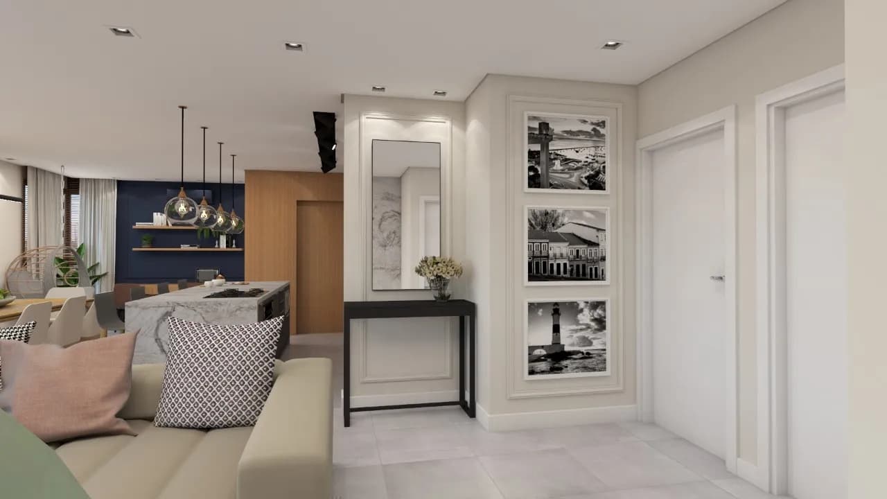 Apartamento para venda com 3 dormitórios em Pedra Branca com 140 m² — foto principal