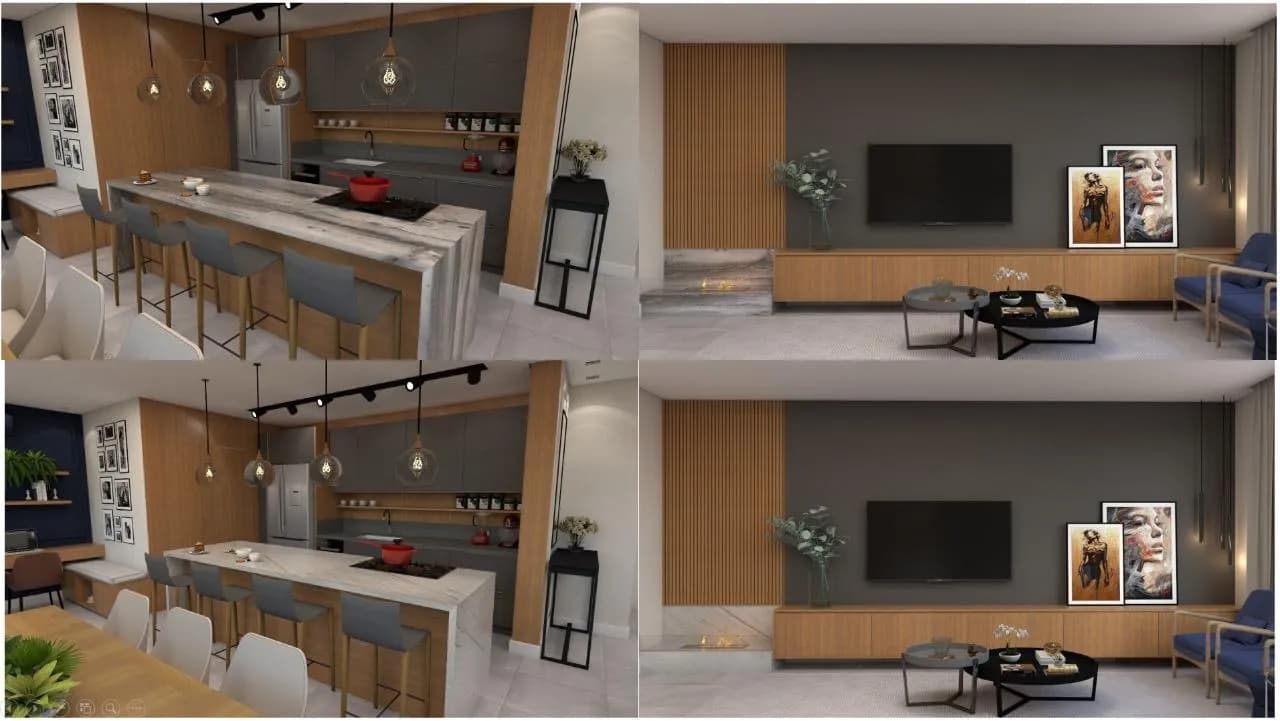 Apartamento para venda com 3 dormitórios em Pedra Branca com 140 m² — foto 2