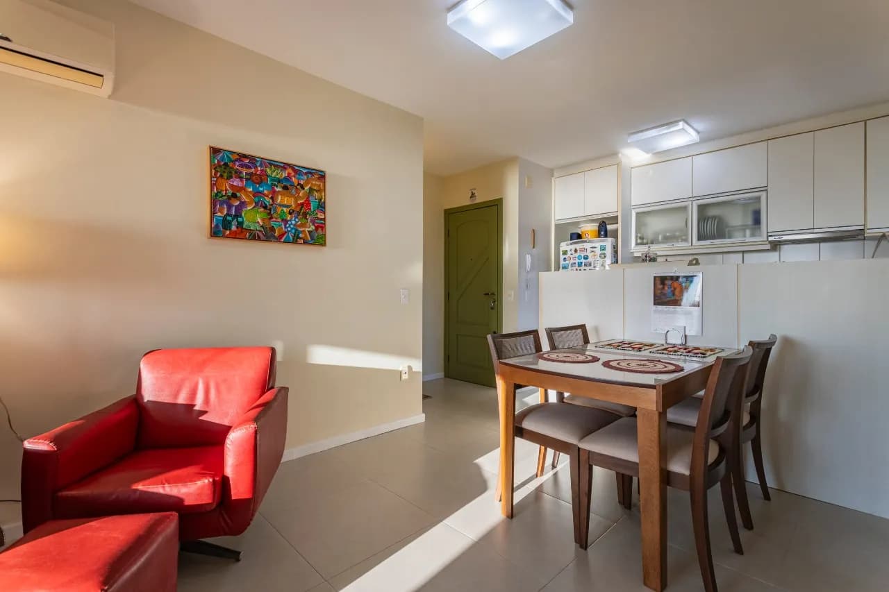 Apartamento para venda com 3 dormitórios em Costeira Do Pirajubae com 77 m² — foto 3