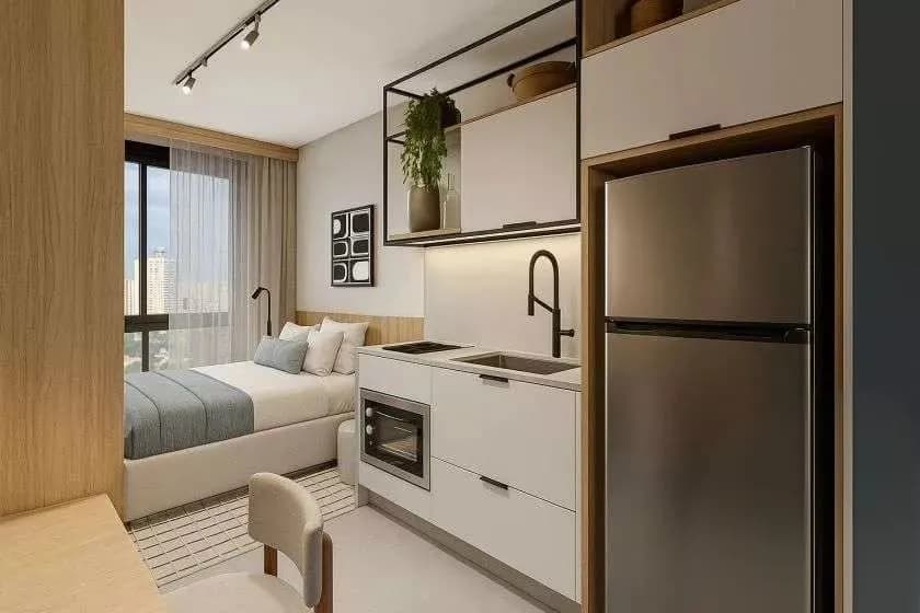 Estúdio para venda com 1 dormitório, em Centro com 18 m² — foto principal