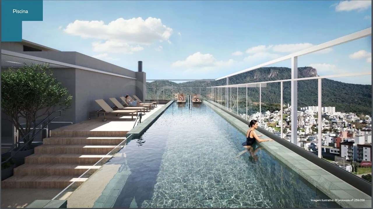 Estúdio para venda com 1 dormitório, em Pedra Branca com 34 m² — foto principal