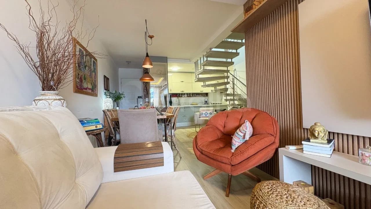 Apartamento duplex para venda com 3 dormitórios em Ingleses Do Rio Vermelho com 133 m² — foto principal