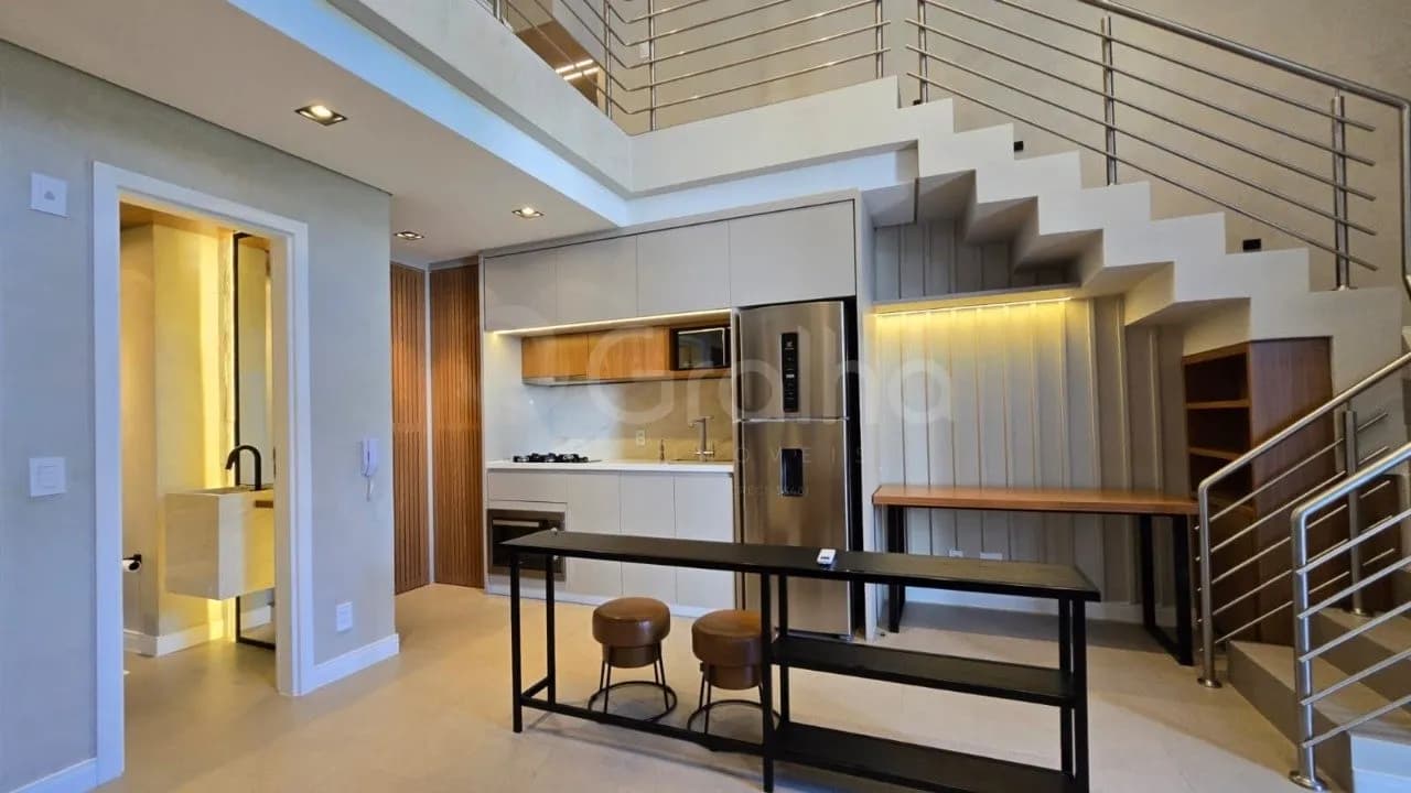 Apartamento para venda com 1 dormitório, em Jurerê com 47 m² — foto 2