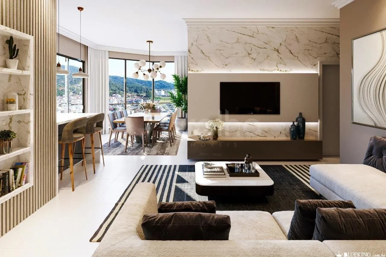 Apartamento para venda com 3 dormitórios em Perequê com 112 m² — foto principal