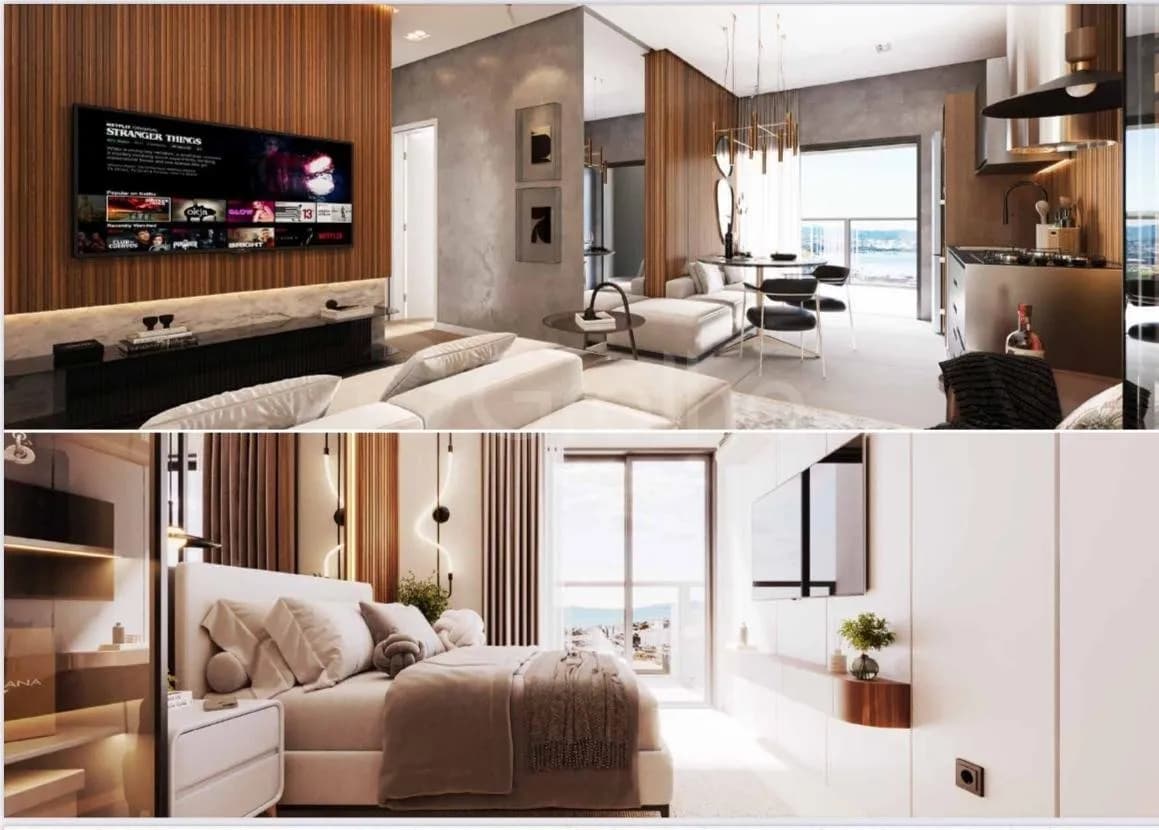 Apartamento para venda com 2 dormitórios em Praia Comprida com 75 m² — foto 3