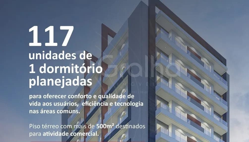 Apartamento para venda com 1 dormitório, em Pedra Branca com 39 m² — foto 4