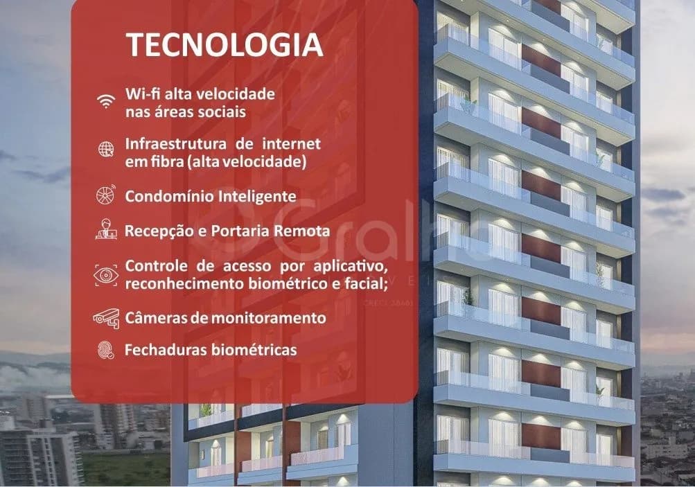 Apartamento para venda com 1 dormitório, em Pedra Branca com 39 m² — foto 5