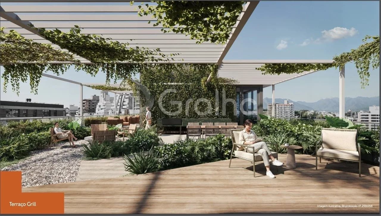 Apartamento para venda com 1 dormitório, em Pedra Branca com 40 m² — foto 2