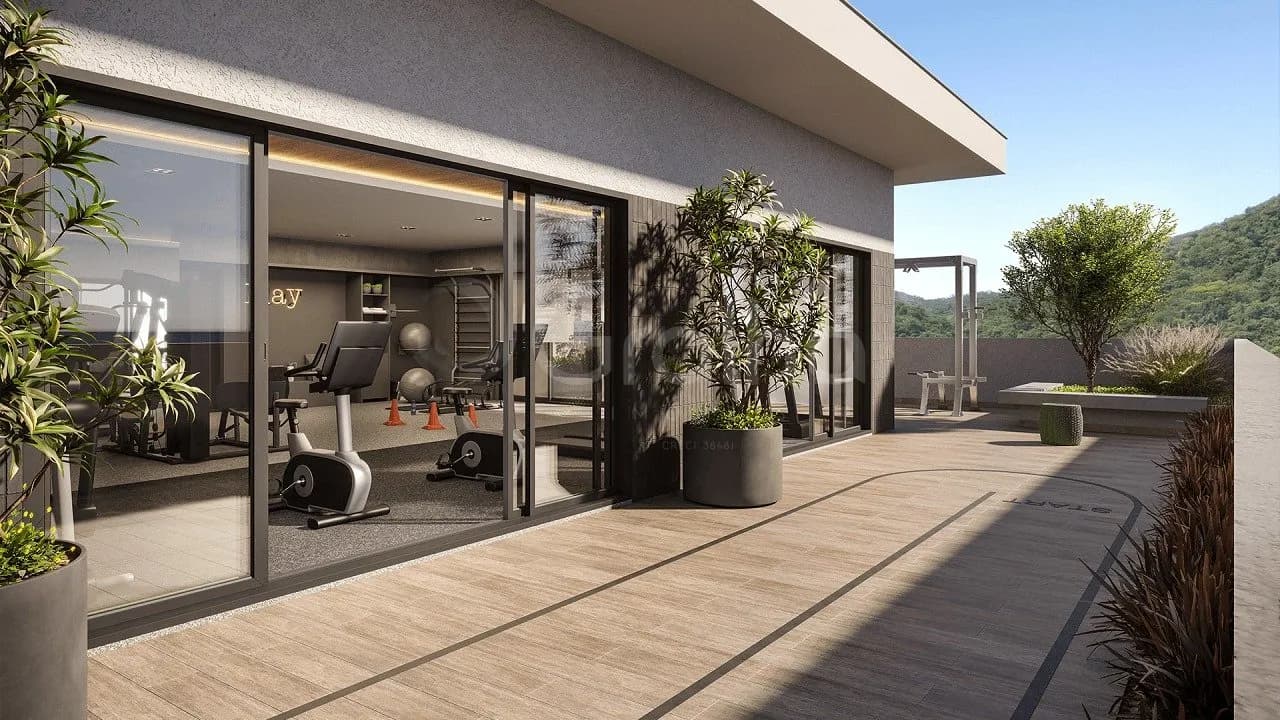 Apartamento garden para venda com 2 dormitórios em Saco Grande com 70 m² — foto 2
