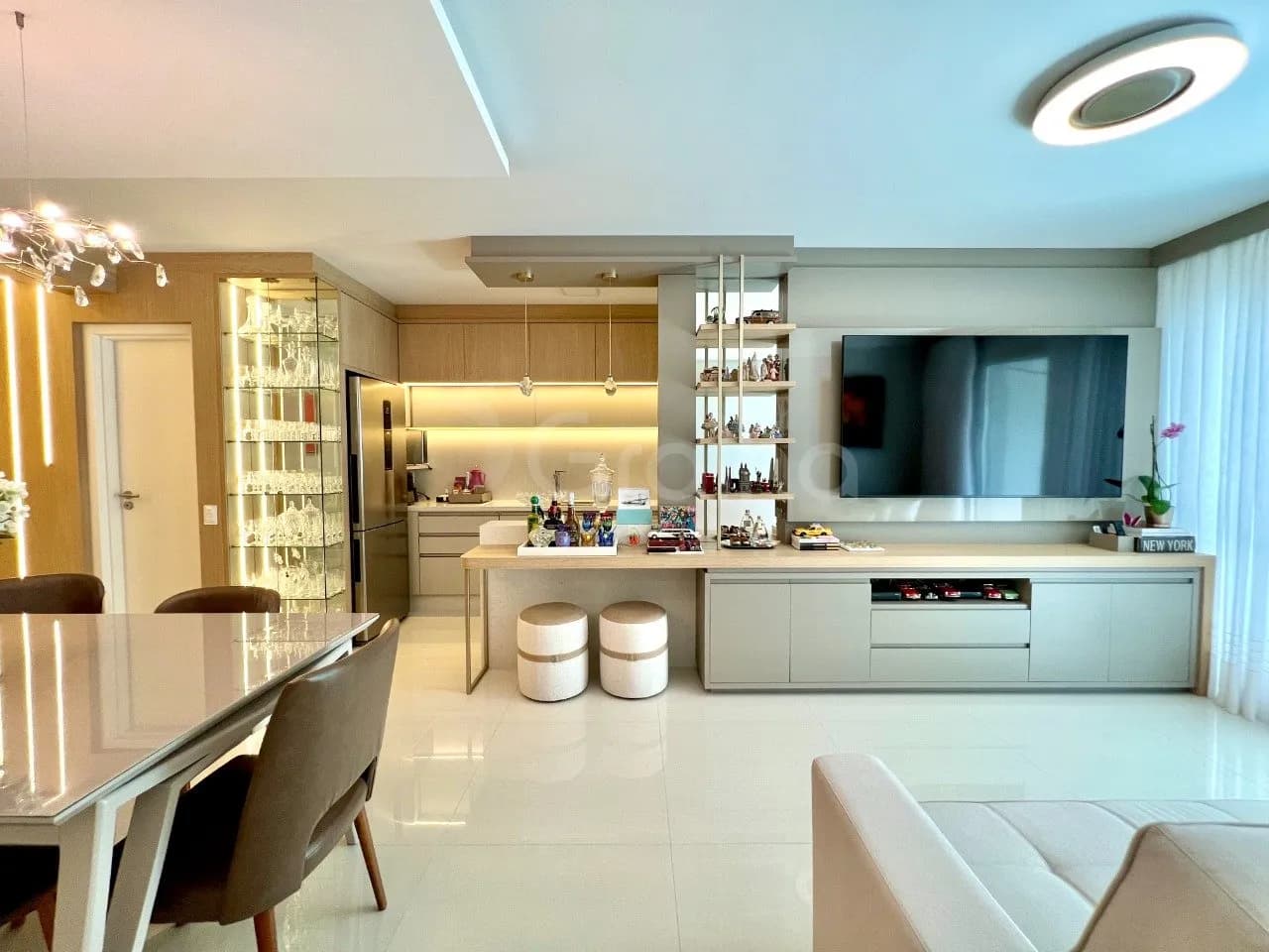 Apartamento para venda com 3 dormitórios em Jardim Atlântico com 101 m² — foto 2