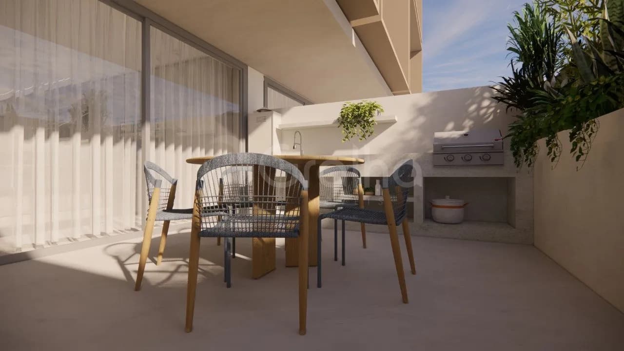 Apartamento garden para venda com 1 dormitório, em Jurerê com 70 m² — foto 2