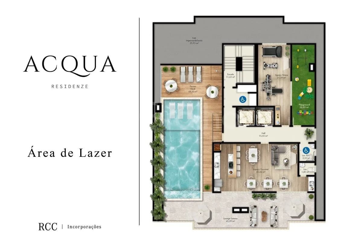 Apartamento para venda com 2 dormitórios em Pagani com 68 m² — foto 3