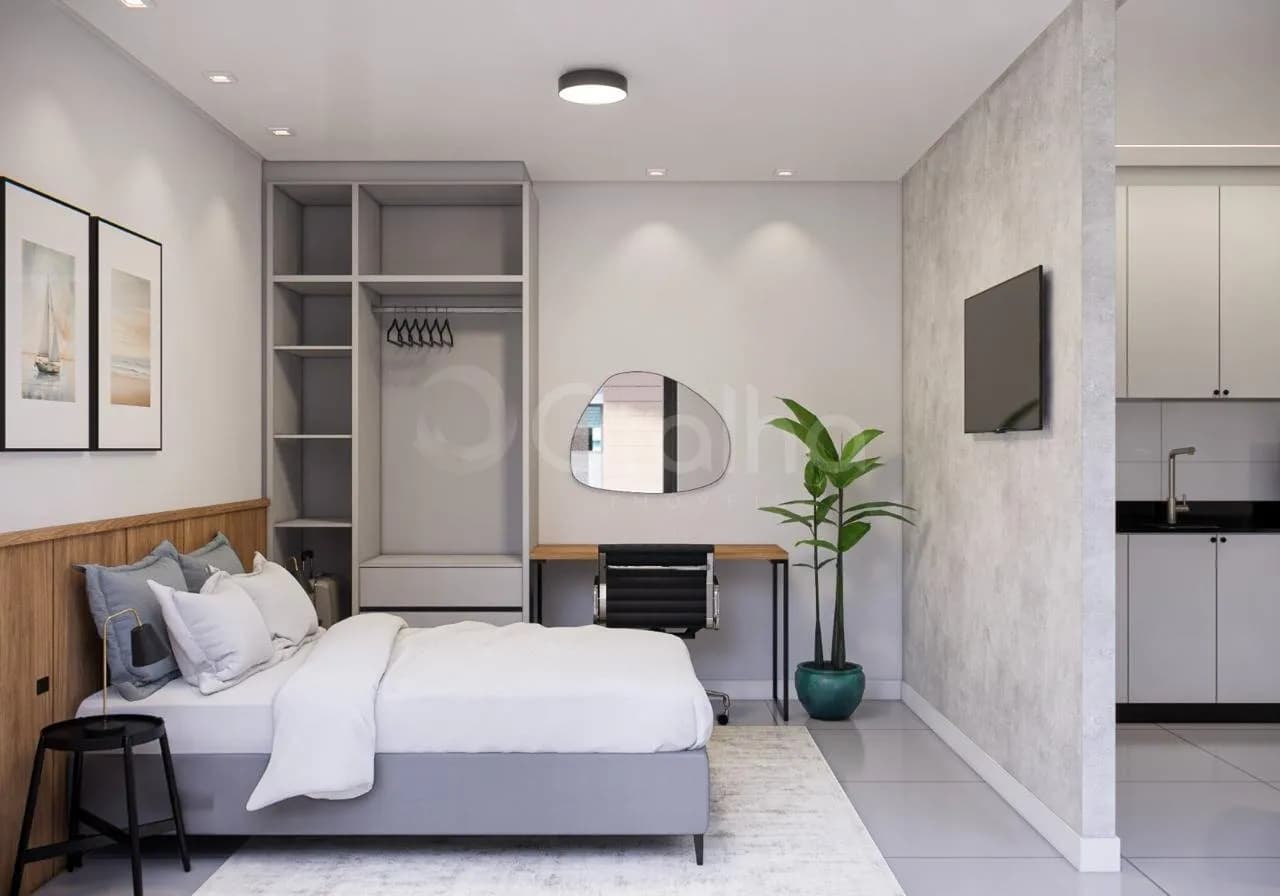 Estúdio para venda com 1 dormitório, em Centro com 31 m² — foto principal
