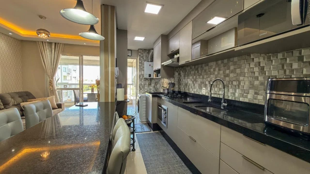 Apartamento para venda com 3 dormitórios em Barreiros com 97 m² — foto 3