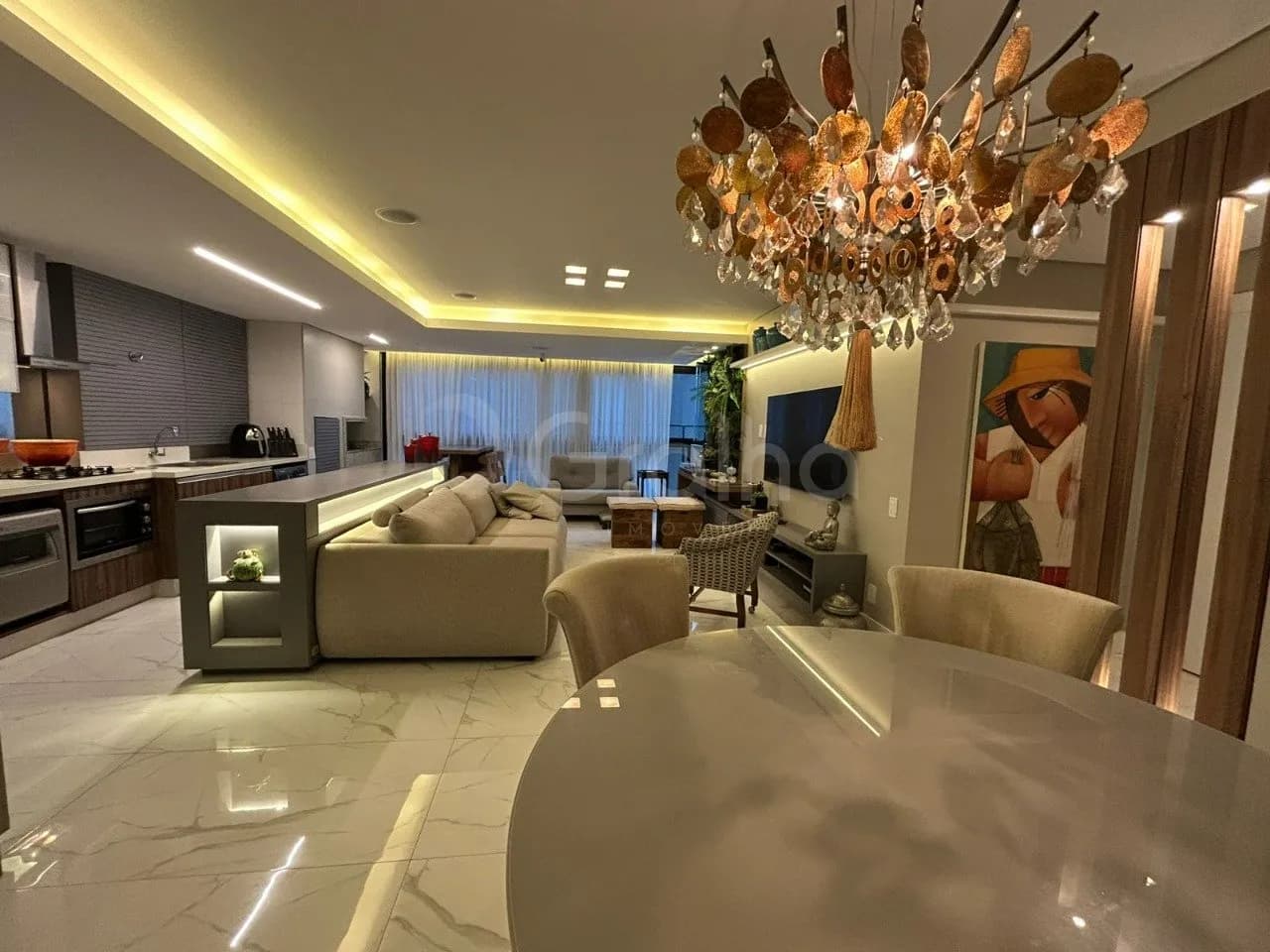 Apartamento para venda com 3 dormitórios em Centro com 128 m² — foto 3