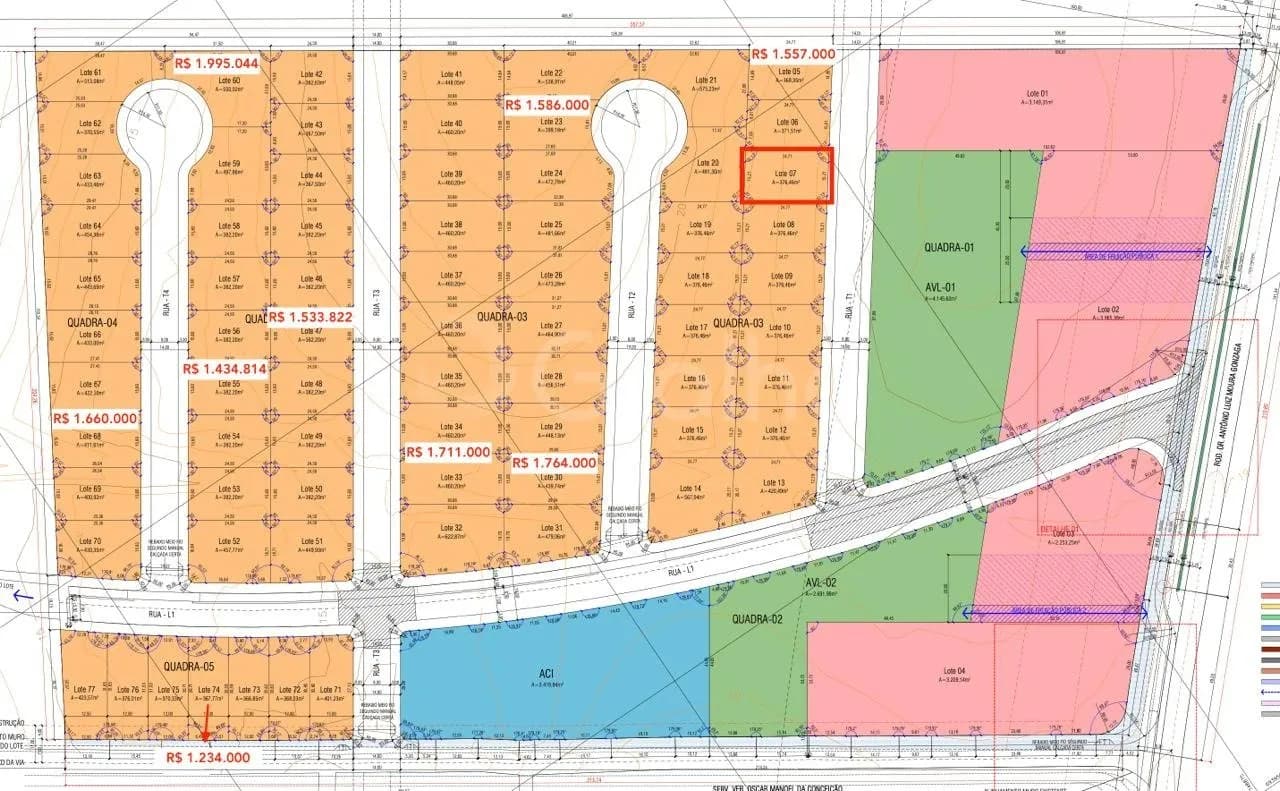 Terreno para venda em Rio Tavares com 376 m² — foto principal
