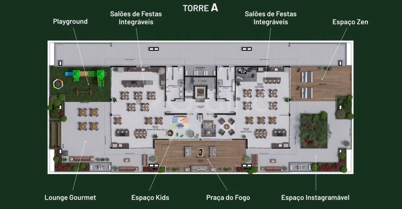 Apartamento para venda com 1 dormitório, em Cachoeira Do Bom Jesus com 57 m² — foto 4
