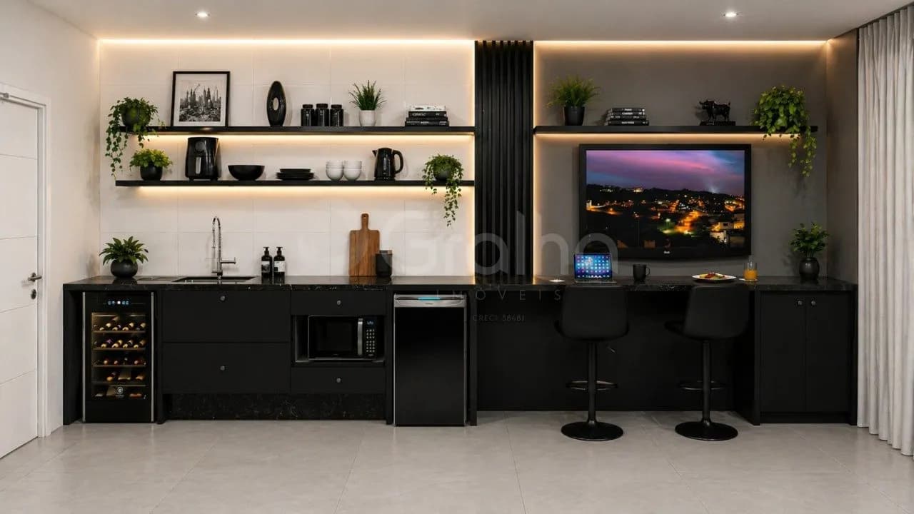 Apartamento para venda com 1 dormitório, em Centro com 25 m² — foto principal