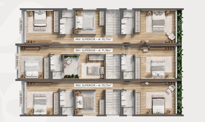 Casa para venda com 3 dormitórios em Morro Das Pedras com 141 m² — foto 4