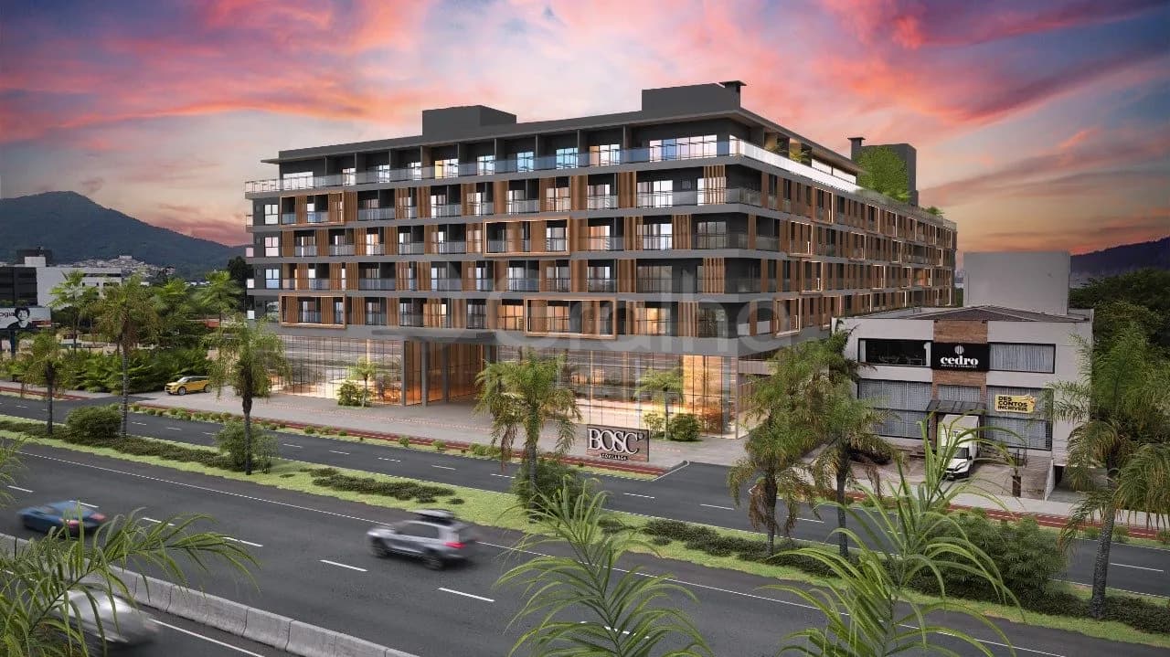 Apartamento para venda com 1 dormitório, em Saco Grande com 43 m² — foto principal