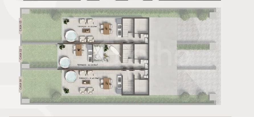 Casa para venda com 3 dormitórios em Campeche com 143 m² — foto 3