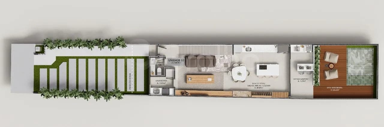 Casa para venda com 3 dormitórios em Pedra Branca com 140 m² — foto 2