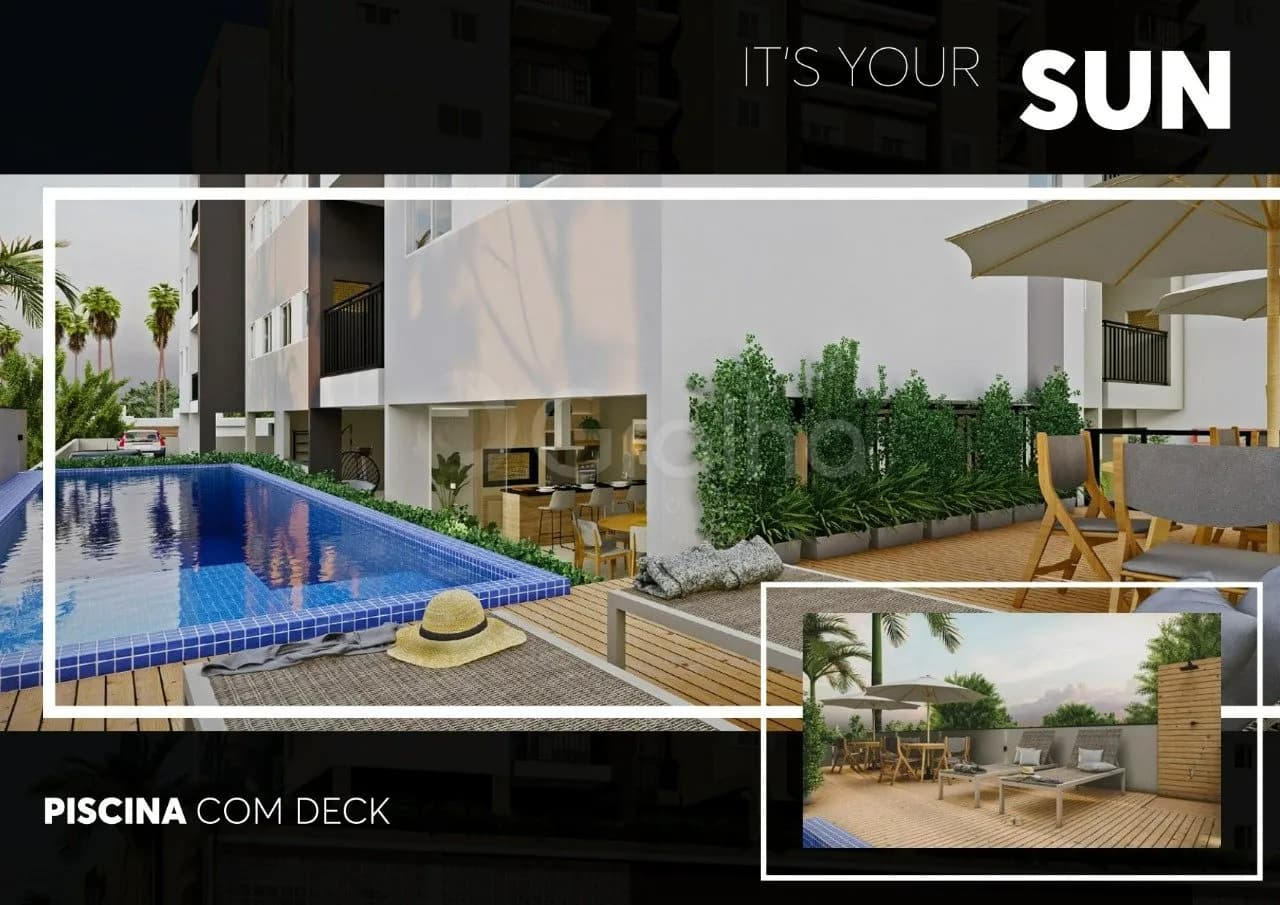 Apartamento para venda com 2 dormitórios em Pedra Branca com 56 m² — foto 3