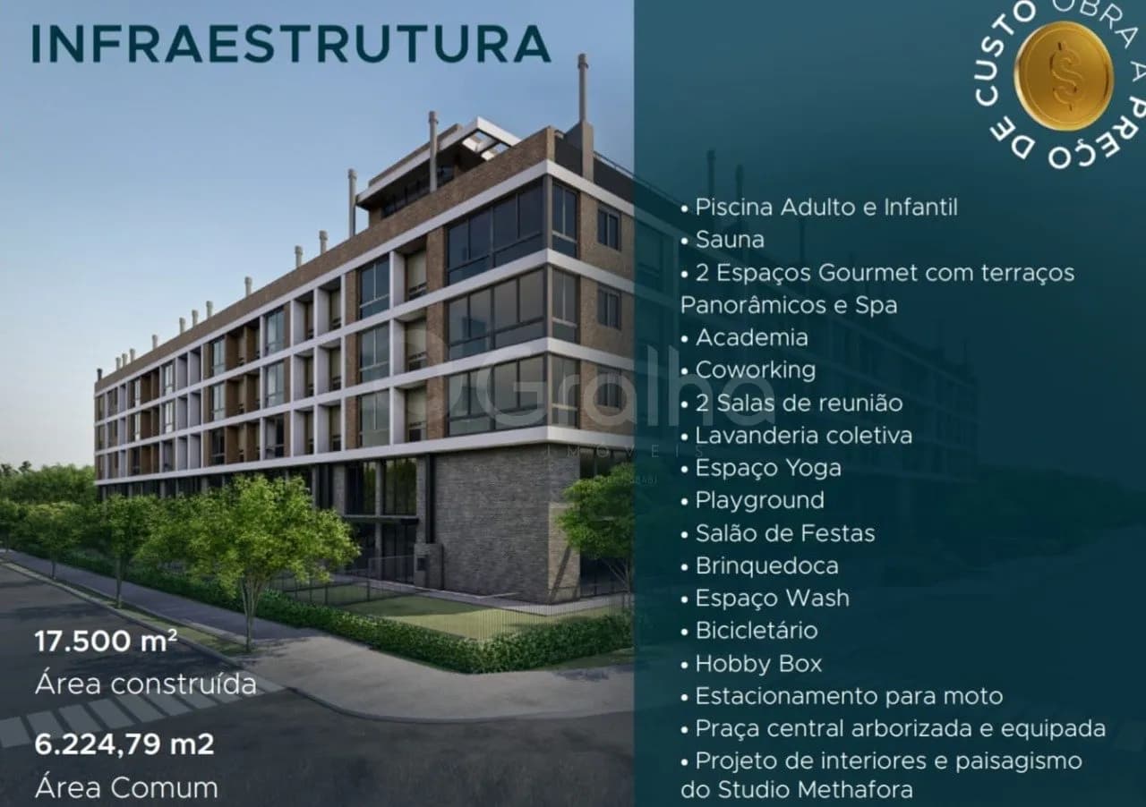 Apartamento garden para venda com 1 dormitório, em Jurerê com 92 m² — foto 3