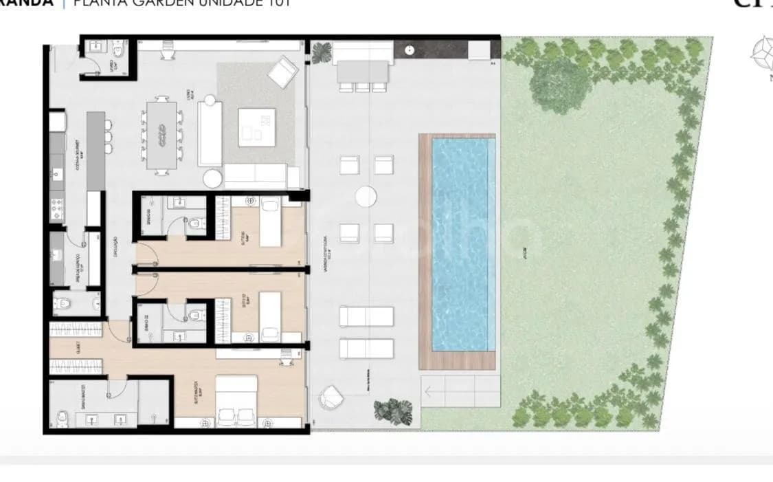 Apartamento para venda com 3 dormitórios em Centro com 359 m² — foto principal