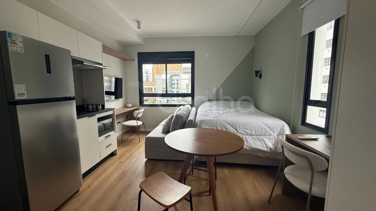 Estúdio para venda com 1 dormitório, em Centro com 19 m² — foto 2